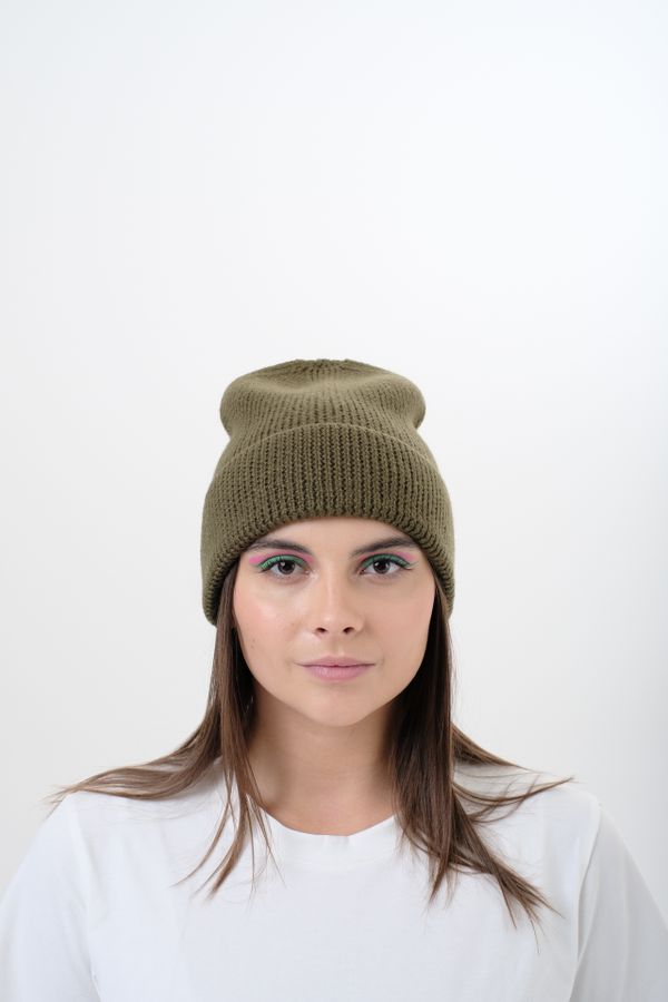 Шапка Modern Beanie Оливковая - фото 3
