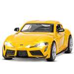 Модель 1:31 Toyota Supra [US], желтый, откр. двери, свет, звук