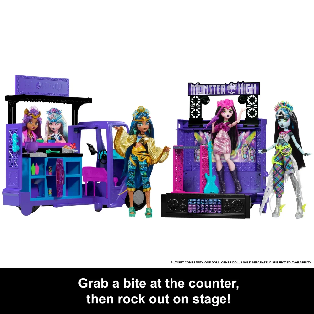 Набор Monster High Фудтрак с куклой Draculaura