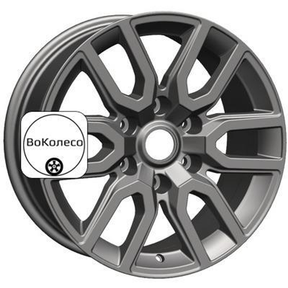8x17/6x139,7 ET25 D106,1 KHW1723 (LC Prado/Lexus GX) Gray Khomen Wheels