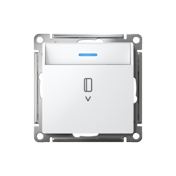 ATN000167 ATLASDESIGN ВЫКЛЮЧАТЕЛЬ карточный, механизм, БЕЛЫЙ