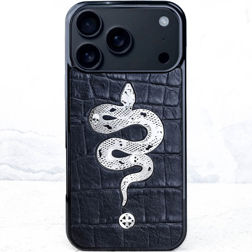 Euphoria Metal Snake CROC Leather