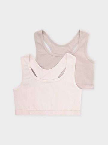 набор майка-топ  для девочки  К 1198-2уп/персиковый румянец,кофейный
