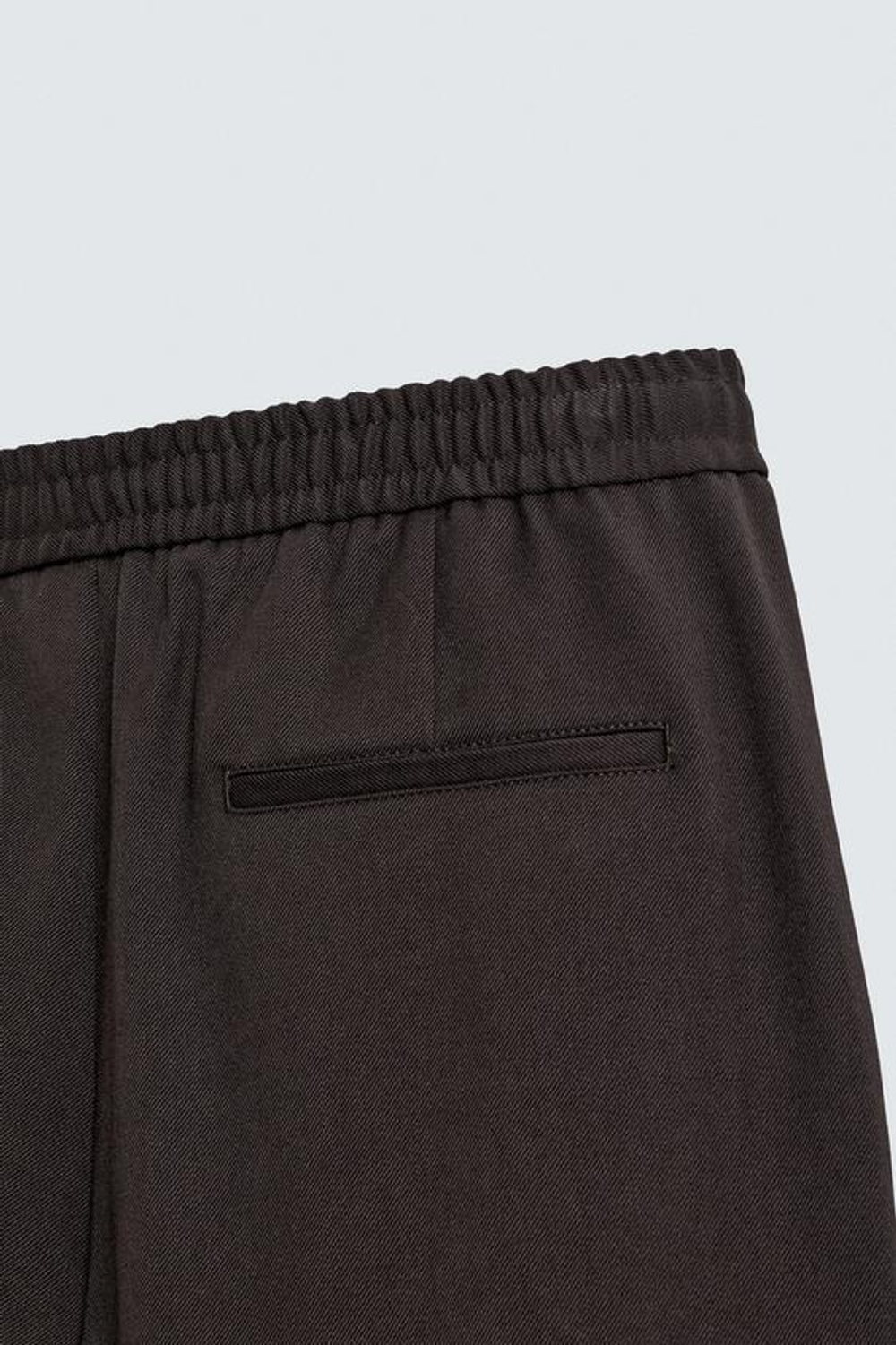 ZARA БРЮКИ-ДЖОГГЕРЫ КЛАССИЧЕСКОГО КРОЯ, КОРИЧНЕВЫЙ