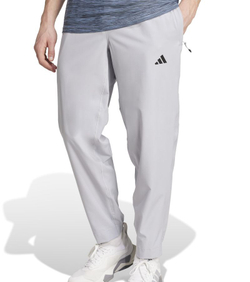 Теннисные брюки Adidas Trening Essential Woven - halo silver/black