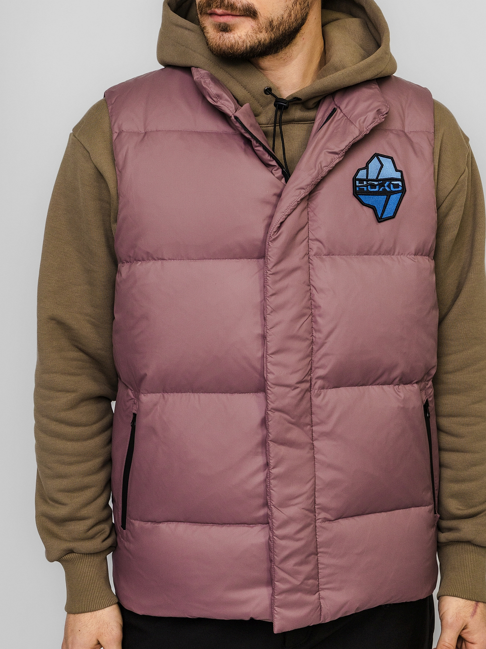 Жилет "НОХО" утеплённый, унисекс, цвет "Лиловая дымка"