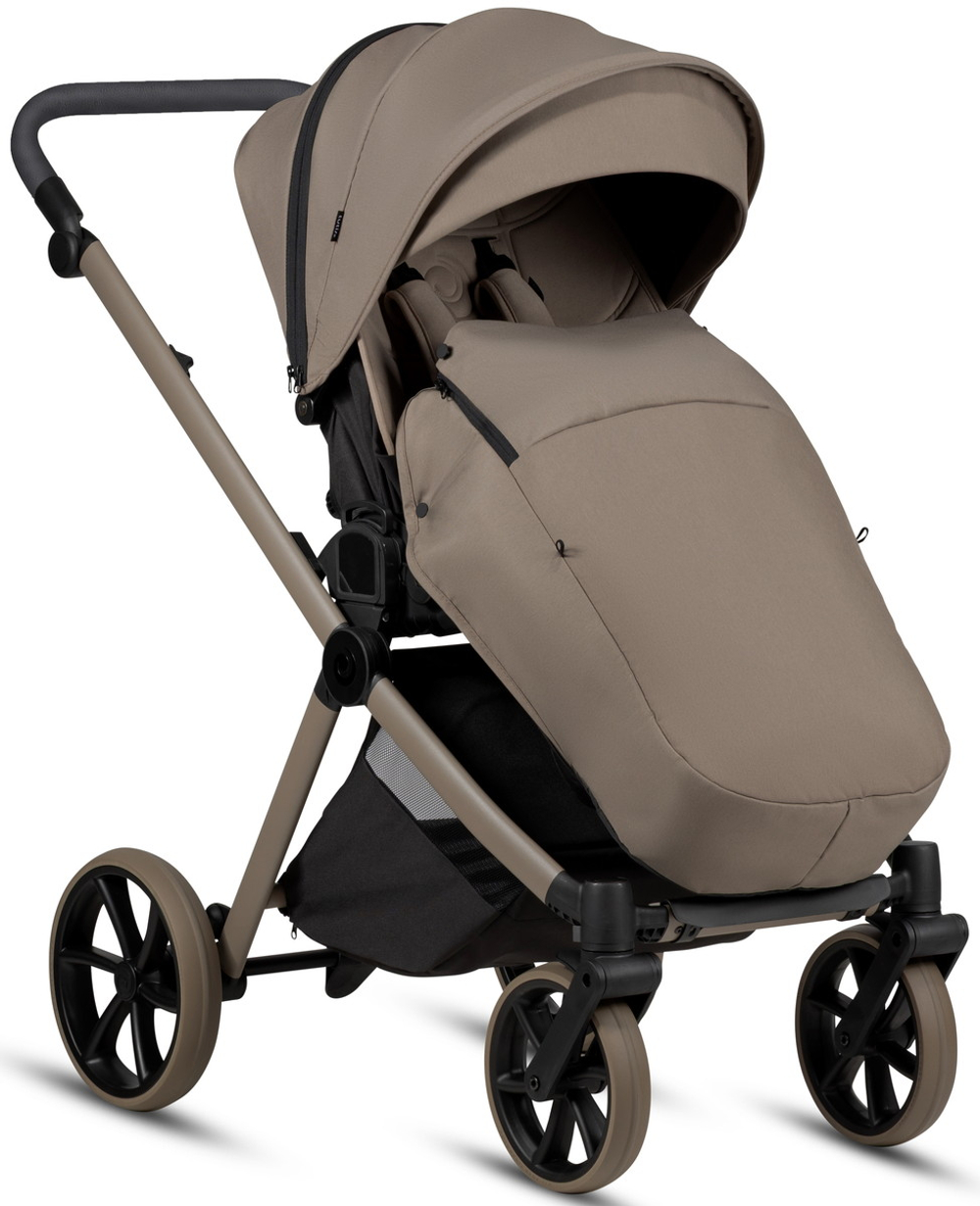 Детская коляска Tutis Mio 3 Plus Essential New 4 в 1 с автокреслом Beno Black и базой 1622078 Taupe Deep