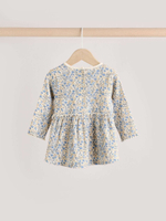 Лонгслив и легинсы в комплекте для малышей Next E66-477, Молочный, Голубой