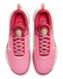 Женские Кроссовки теннисные Nike Zoom Court NXT Clay - coral chalk/barely volt/hot punch/adobe
