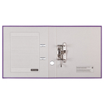 Папка-регистратор OfficeSpace, 50мм, бумвинил, с карманом на корешке, фиолетовая