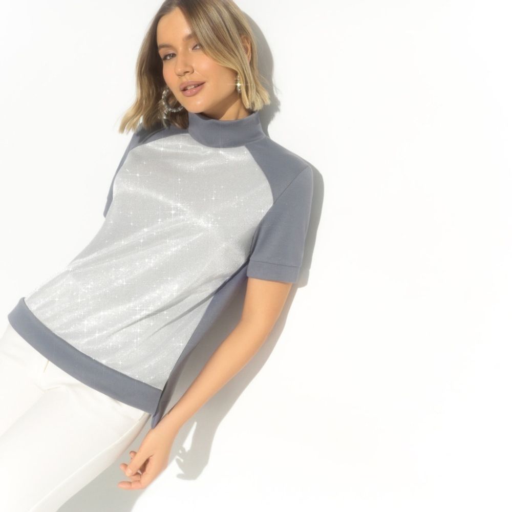 Водолазка Фирменное приветствие (silver) Charutti (Акция)