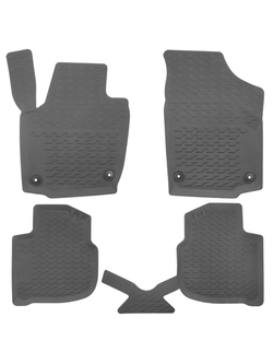 Коврики в салон для VW POLO 2020-,SKODA RAPID 2012-, 4 шт.(полиуретан, противоскользящие шипы) ELEMENT051094210