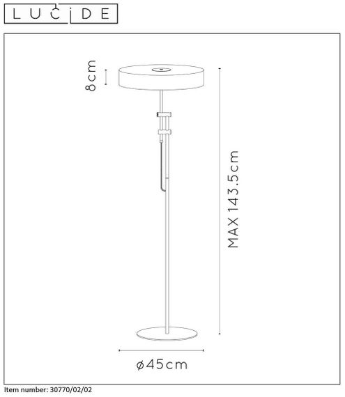Торшер Lucide Giada 30770/02/02