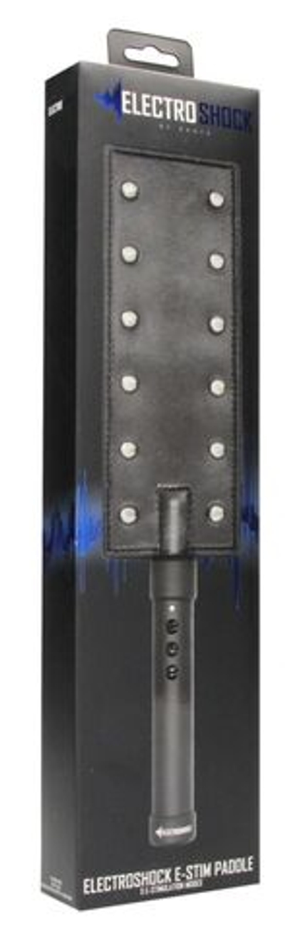Черный падл E-stim Paddle с электростимуляцией (Цвет: черный)