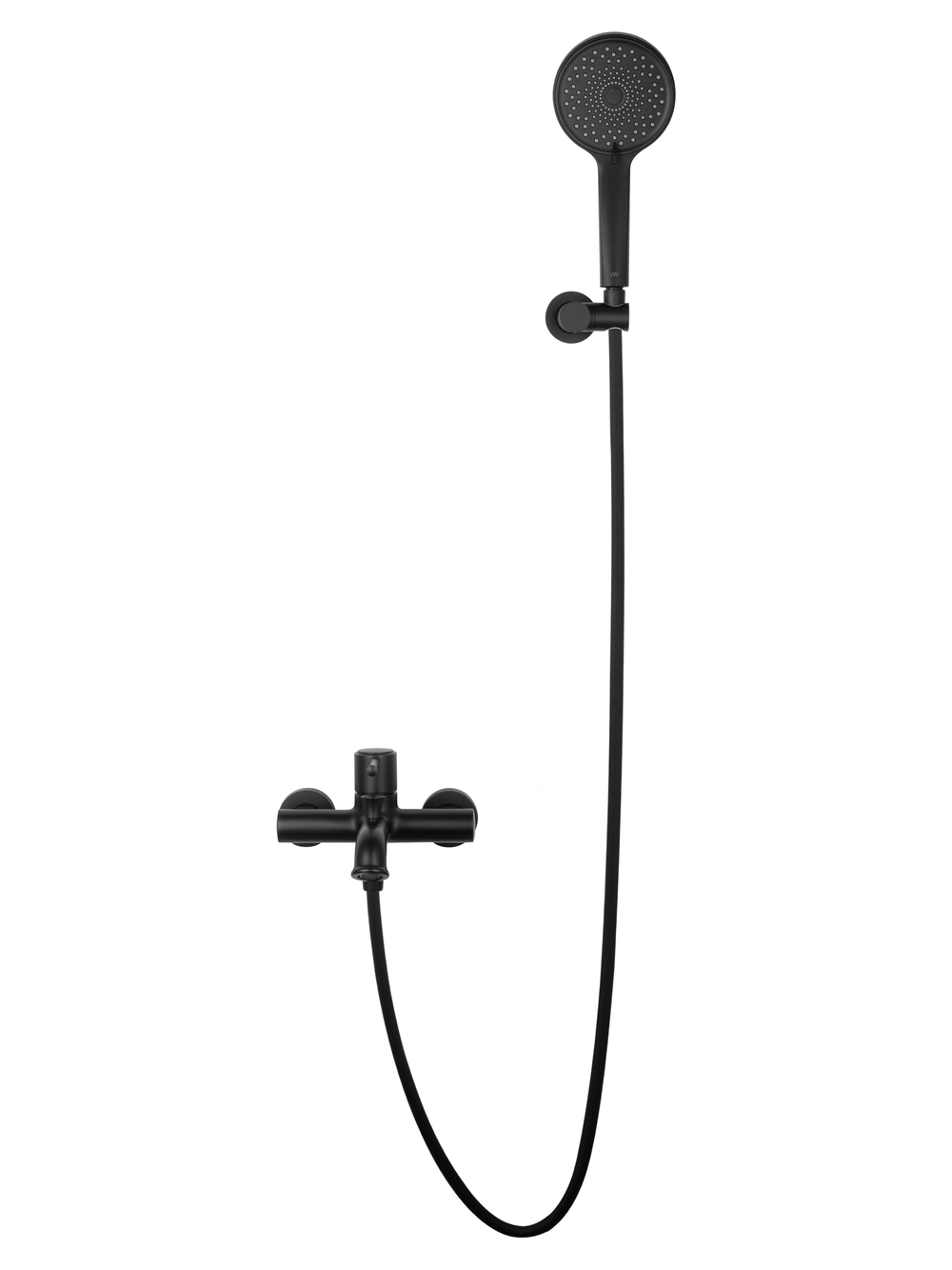 Смеситель для ванны с душем WONZON & WOGHAND TOR, Черный матовый (WW-88037073-MB)