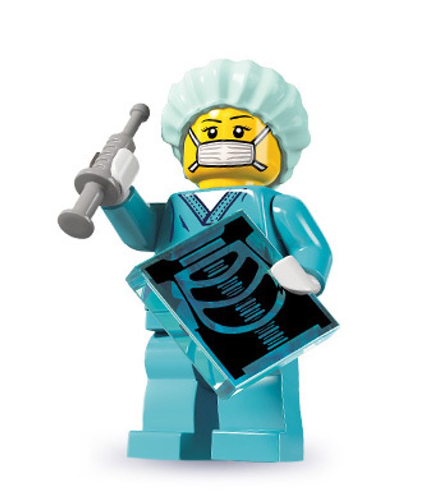 Минифигурка LEGO 8827 - 11   Врач хирург