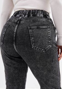 Джинсы на резинке больших размеров
