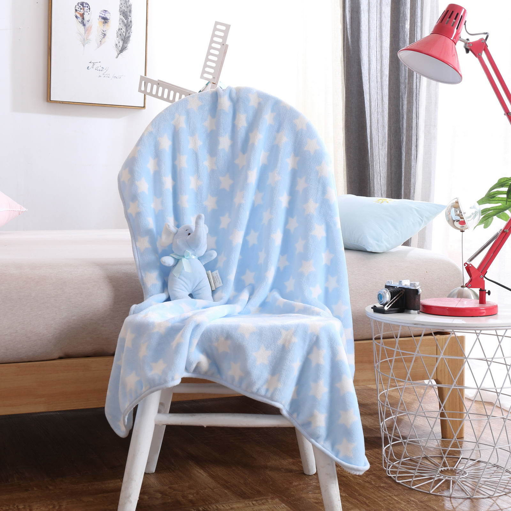 Плед 100х150 Sofi De MarkO Дамбо голубой