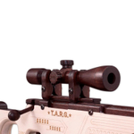 Снайперская винтовка AWP от TARG - деревянный конструктор, сборная модель, 3d пазл
