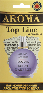 Ароматизатор для автомобиля AROMA TOP LINE №14 Eeclat d arpege картон