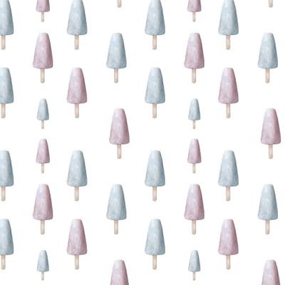 Акварельное мороженое