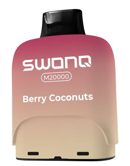 Картридж Swonq M20000 Berry Coconuts - Ягоды-кокос (в пачке 1шт) 20мл 18мг (1,8%)