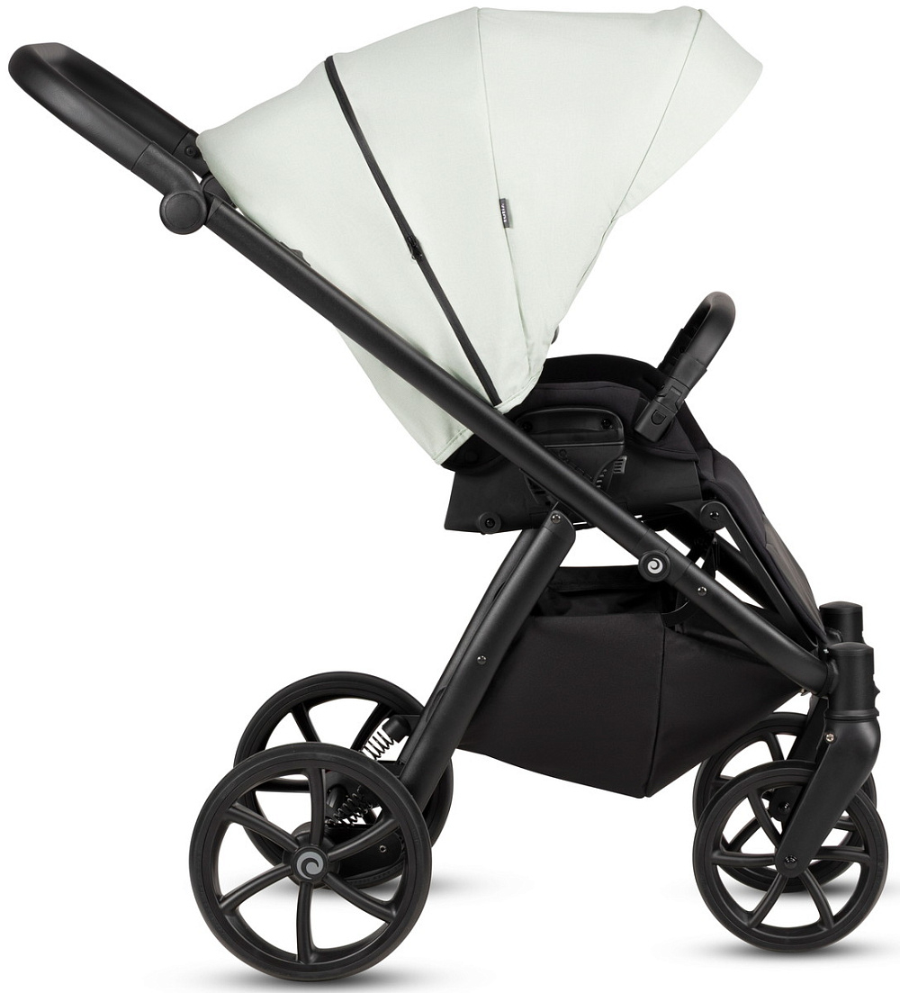 Детская коляска Tutis Leo 3 Plus 3 в 1 с автокреслом Beno Black 1582236 Mint