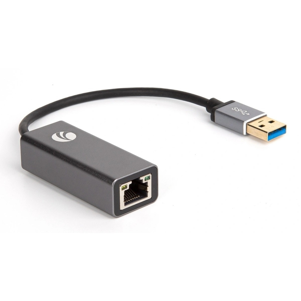 VCOM DU312M Кабель-переходник USB 3.0 (Am) --&gt; LAN RJ-45 Ethernet 1000 Mbps, Aluminum Shell, VCOM &lt;DU312M&gt;[4895182256378]
