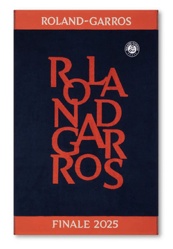 Полотенце теннисное Финал Ролан Гаррос 2025 - темно-синий