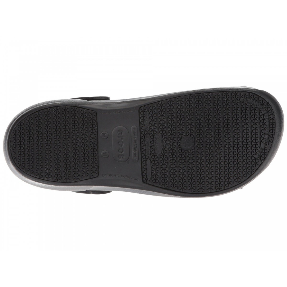 Сабо Crocs Work Bistro Graphic Clog Metallic Silver