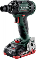 Гайковерт аккумуляторный METABO SSW 18 LTX 2х4,0 LiHD 300 BL ударный, бесщеточный 602395800