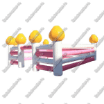 Надувная игровая комната "Карамель" размер 6*6*2 м