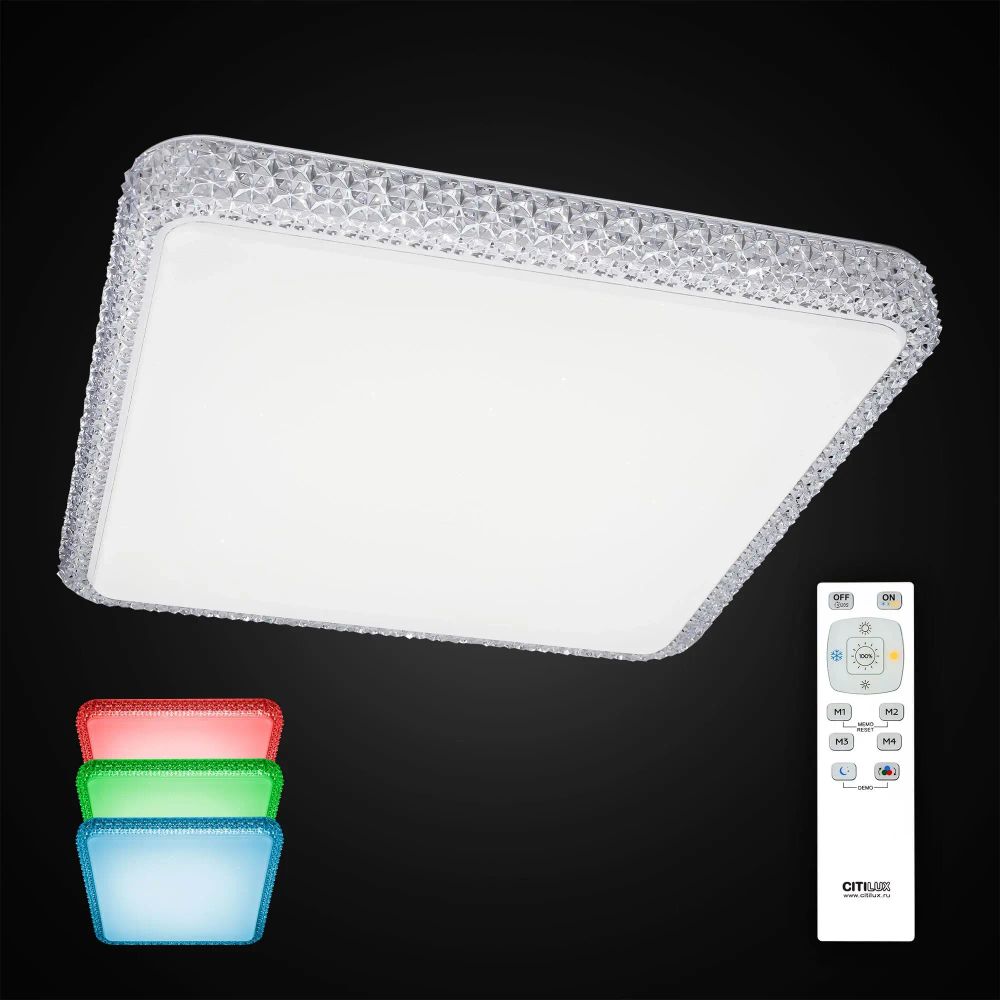 Citilux Альпина CL718K60RGB Люстра светодиодная с пультом