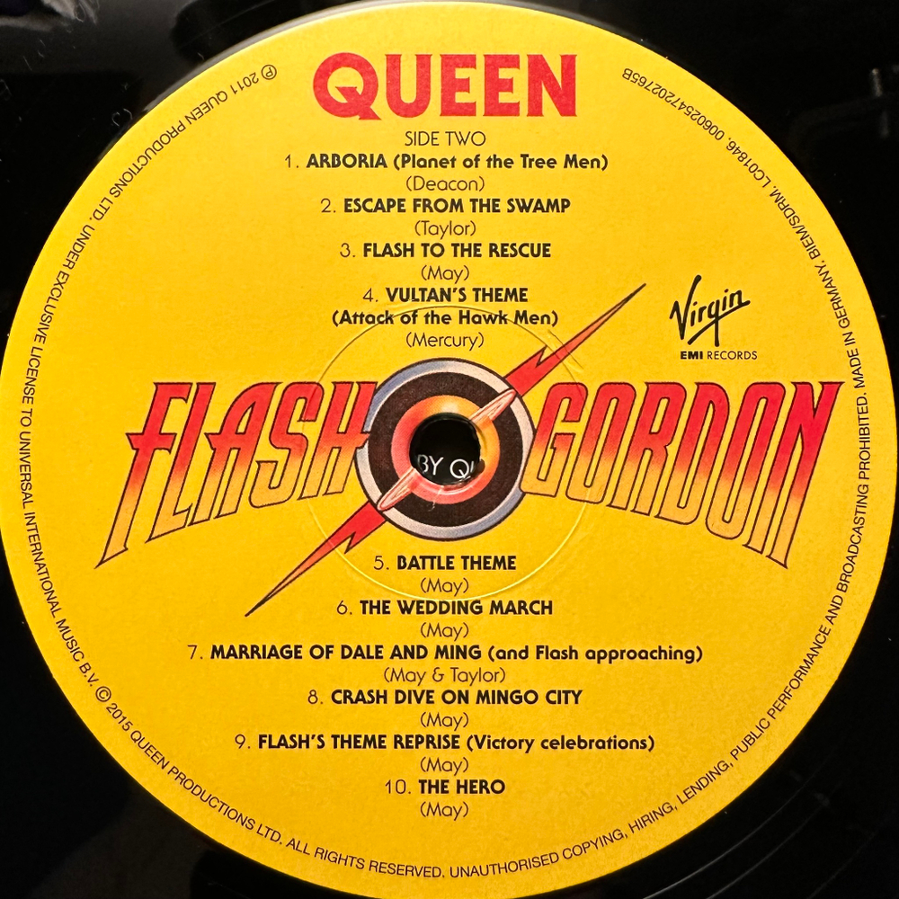 Queen - Flash Gordon (Европа 2015г.)