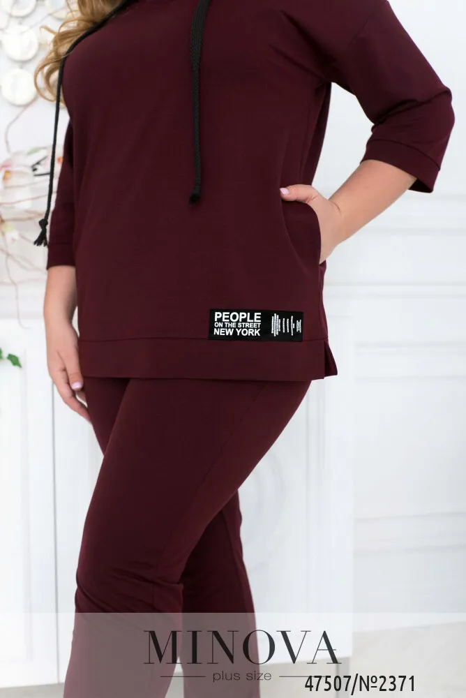 Костюм 2371-бордо Minova