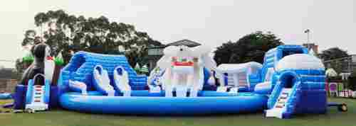 Наземный надувной аквапарк «Морское царство 2» 23*23*6 м