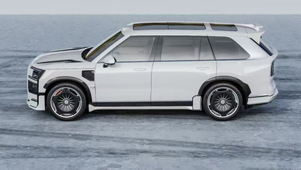 Карбоновый обвес для ZEEKR 9X 2025+ Зикр Губа переднего бампера Боковые юбки Диффузор