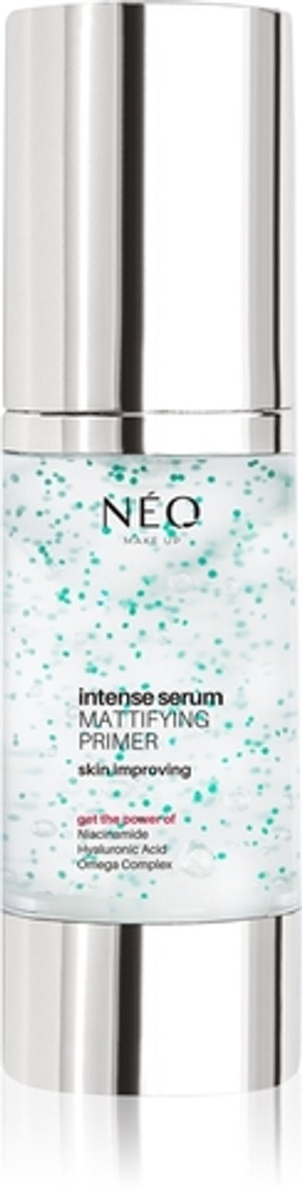NEO MAKE UP Intense Serum Mattifying Primer - Матирующая тональная основа для более гладкой кожи и уменьшения пор, 30 ml