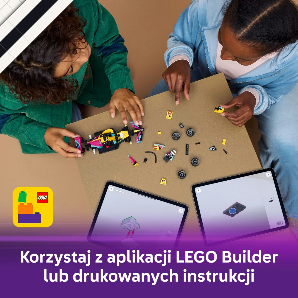 Конструктор LEGO Speed Champions 77258 Болид Ф1 Академии LEGO — фото 9