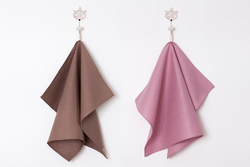 Набор полотенец 2 шт Luxberry Kitchen Line ягодный-шоколадный фото