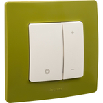 Диммер нажимной универсальный LED 400Вт без нейтрали - белый ETIKA Legrand