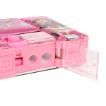 Пенал пластиковый с ПВХ "Аниме" 24*8.5*2.,5см, 2 отделения, точилка на 2 отверстия, отдел для ластик