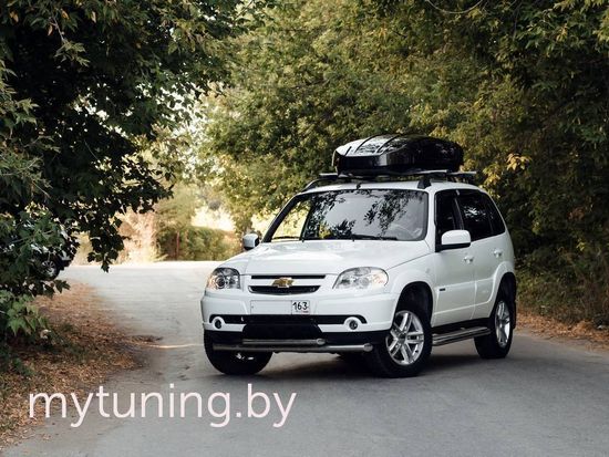 Автобокс Broomer Venture L (430 л.) АБС/ПММА (чёрный глянец)