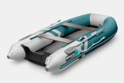 Надувная лодка GLADIATOR E330S морской зеленый-белый