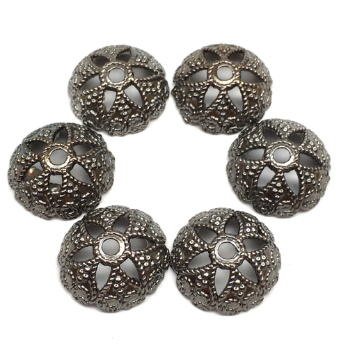 Шапочки 14х5 мм, под черный металл