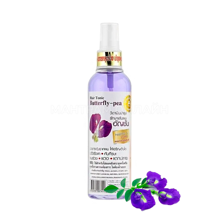 Тоник для волос Genive Buttery Pea hair tonic Клитория тройчатая 120 мл