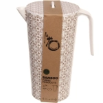 Кувшин бамбуковый «Eco Life» 12*21см, цветы