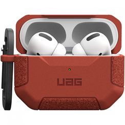 Чехол с карабином UAG Scout Series для AirPods Pro 2 (104123119191), красный