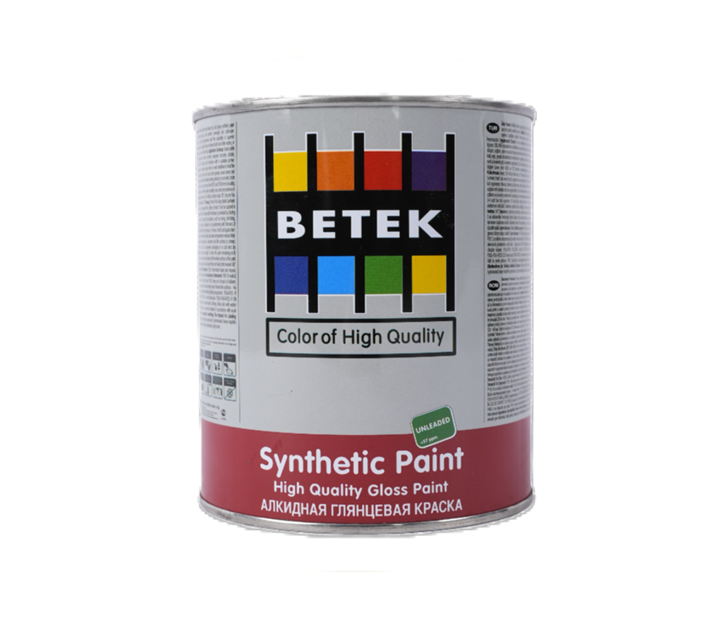 КРАСКА BETEK SYNTHETIC PAINT WHITE АЛКИДНАЯ ГЛЯНЦЕВАЯ 0,75Л