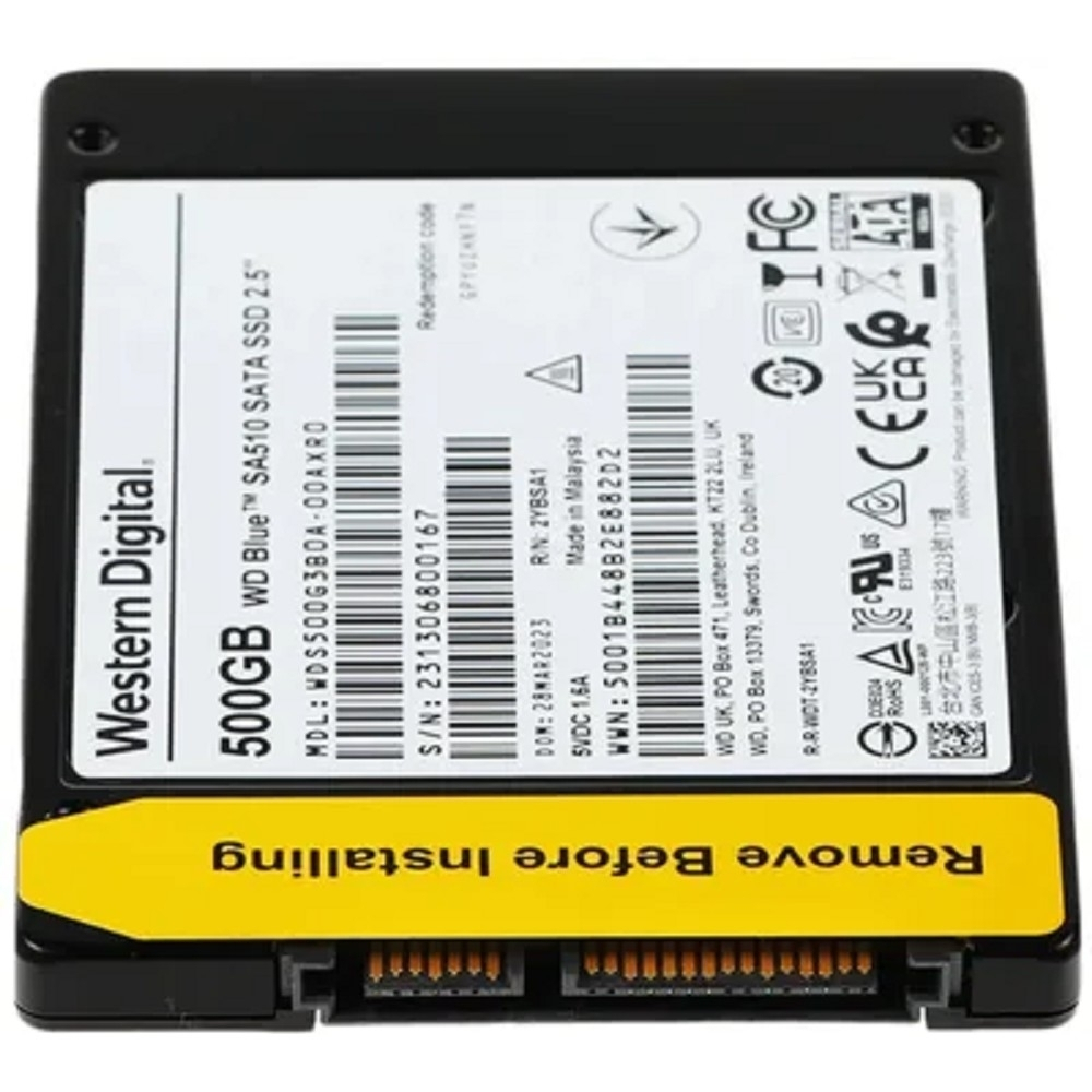 WD SSD Blue SA510, 500GB, 2.5" 7mm, SATA3, WDS500G3B0A